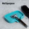 image:imageZulay Kitchen Small Silicone Sponge Holder 49x33  SpaceSaving Sink Organizer Tray for Sponge Soap Brush amp More  Compact NonSlip Dish for Kitchen amp Bathroom BlackAqua Sky Small