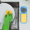 image:imageZulay Kitchen Small Silicone Sponge Holder 49x33  SpaceSaving Sink Organizer Tray for Sponge Soap Brush amp More  Compact NonSlip Dish for Kitchen amp Bathroom BlackBlue Medium