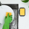 image:imageZulay Kitchen Small Silicone Sponge Holder 49x33  SpaceSaving Sink Organizer Tray for Sponge Soap Brush amp More  Compact NonSlip Dish for Kitchen amp Bathroom BlackGrey Small