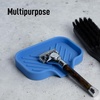 image:imageZulay Kitchen Small Silicone Sponge Holder 49x33  SpaceSaving Sink Organizer Tray for Sponge Soap Brush amp More  Compact NonSlip Dish for Kitchen amp Bathroom BlackProvence Blue Small