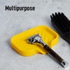 image:imageZulay Kitchen Small Silicone Sponge Holder 49x33  SpaceSaving Sink Organizer Tray for Sponge Soap Brush amp More  Compact NonSlip Dish for Kitchen amp Bathroom BlackYellow Small