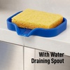 image:imageZulay Kitchen Small Silicone Sponge Holder 49x33  SpaceSaving Sink Organizer Tray for Sponge Soap Brush amp More  Compact NonSlip Dish for Kitchen amp Bathroom BlackTurkish Sea Small