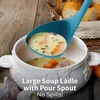 image:imageZulay Kitchen Soup Ladle  Ergonomic HeatResistant amp Versatile for Serving Soup Chili Gravy amp More  Black12 inches