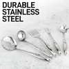 image:imageZulay Kitchen Stainless Steel Cooking Utensil  Stainless Steel Kitchen Utensil  Durable Kitchen Gadgets  Metal Kitchen Accessories  Easy to Clean Kitchen Tools  5 Piece Set5 Piece Set