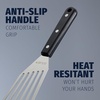 image:imageZulay Kitchen Stainless Steel Fish Turner Spatula  124 Flexible HeatResistant Slotted Turner for NonStick Cookware  RustProof Durable amp Dishwasher Safe Cooking Utensil for Everyday UseLarge