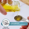 image:imageZulay Kitchen Stainless Steel Measuring Spoon Set  Stackable Magnetic Spoon Measuring Set  Magnetic Measuring Spoon Set of 8 with Leveler  Strong N45 Magnets  WhiteWhite