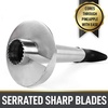 image:imageZulay Kitchen Stainless Steel Pineapple Corer amp Slicer  Heavy Duty Pineapple Cutter amp Eye Removal Tool  Effortless Core Remover Tool with Sharp Reinforced Blade amp Ergonomic Handle  Black