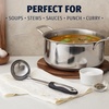 image:imageZulay Kitchen Stainless Steel Soup Ladle  13 Large Ladle for Soups Stews amp Sauces  Durable HeatResistant RustProof amp Dishwasher Safe Kitchen Utensil with Ergonomic HandleStainless Steel