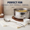 image:imageZulay Kitchen Stainless Steel Soup Ladle  13 Large Ladle for Soups Stews amp Sauces  Durable HeatResistant RustProof amp Dishwasher Safe Kitchen Utensil with Ergonomic HandleSlotted Spoon