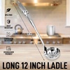 image:imageZulay Kitchen Stainless Steel Soup Ladle  13 Large Ladle for Soups Stews amp Sauces  Durable HeatResistant RustProof amp Dishwasher Safe Kitchen Utensil with Ergonomic HandleSteel Ladle