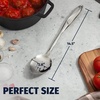 image:imageZulay Kitchen Stainless Steel Soup Ladle  13 Large Ladle for Soups Stews amp Sauces  Durable HeatResistant RustProof amp Dishwasher Safe Kitchen Utensil with Ergonomic HandleSlotted Spoon