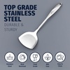 image:imageZulay Kitchen Stainless Steel Soup Ladle  13 Large Ladle for Soups Stews amp Sauces  Durable HeatResistant RustProof amp Dishwasher Safe Kitchen Utensil with Ergonomic HandleWok Spatula