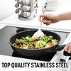 image:imageZulay Kitchen Stainless Steel Soup Ladle  13 Large Ladle for Soups Stews amp Sauces  Durable HeatResistant RustProof amp Dishwasher Safe Kitchen Utensil with Ergonomic HandleSolid Turner