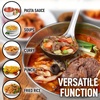 image:imageZulay Kitchen Stainless Steel Soup Ladle  13 Large Ladle for Soups Stews amp Sauces  Durable HeatResistant RustProof amp Dishwasher Safe Kitchen Utensil with Ergonomic HandleStainless Steel