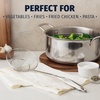 image:imageZulay Kitchen Stainless Steel Soup Ladle  13 Large Ladle for Soups Stews amp Sauces  Durable HeatResistant RustProof amp Dishwasher Safe Kitchen Utensil with Ergonomic HandleSkimmer Strainer