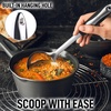 image:imageZulay Kitchen Stainless Steel Soup Ladle  13 Large Ladle for Soups Stews amp Sauces  Durable HeatResistant RustProof amp Dishwasher Safe Kitchen Utensil with Ergonomic HandleStainless Steel