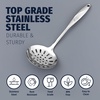 image:imageZulay Kitchen Stainless Steel Soup Ladle  13 Large Ladle for Soups Stews amp Sauces  Durable HeatResistant RustProof amp Dishwasher Safe Kitchen Utensil with Ergonomic HandleDraining Spoon