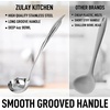 image:imageZulay Kitchen Stainless Steel Soup Ladle  13 Large Ladle for Soups Stews amp Sauces  Durable HeatResistant RustProof amp Dishwasher Safe Kitchen Utensil with Ergonomic HandleSteel Ladle