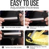 image:imageZulay Kitchen Stainless Steel Wire Cheese Slicer  Adjustable Hand Held Cheese Cutter with 2 Extra Wires  Premium Cheese Shaver For Mozzarella Cheddar Gruyere  Cheese Cutter with Wire WhiteMatte Black