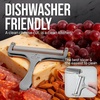 image:imageZulay Kitchen Stainless Steel Wire Cheese Slicer  Adjustable Hand Held Cheese Cutter with 2 Extra Wires  Premium Cheese Shaver For Mozzarella Cheddar Gruyere  Cheese Cutter with Wire WhiteGunmetal
