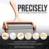 image:imageZulay Kitchen Stainless Steel Wire Cheese Slicer  Adjustable Hand Held Cheese Cutter with 2 Extra Wires  Premium Cheese Shaver For Mozzarella Cheddar Gruyere  Cheese Cutter with Wire WhiteRose Gold