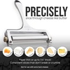 image:imageZulay Kitchen Stainless Steel Wire Cheese Slicer  Adjustable Hand Held Cheese Cutter with 2 Extra Wires  Premium Cheese Shaver For Mozzarella Cheddar Gruyere  Cheese Cutter with Wire WhiteSilver