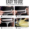 image:imageZulay Kitchen Stainless Steel Wire Cheese Slicer  Adjustable Hand Held Cheese Cutter with 2 Extra Wires  Premium Cheese Shaver For Mozzarella Cheddar Gruyere  Cheese Cutter with Wire WhiteSilver