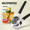 image:imageZulay Lemon Squeezer Stainless Steel with Premium Heavy Duty Solid Metal Squeezer Bowl Black Grip Large