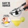 image:imageZulay Lemon Squeezer Stainless Steel with Premium Heavy Duty Solid Metal Squeezer Bowl Black Grip Large