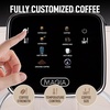 image:imageZulay Magia Super Automatic Espresso Maker Machine with Grinder  19 Fully Customizable Coffee Options Auto Cleaning Milk Foam System  for Latte Cappuccino  Ultra LUX  White 137x177x94Cream  Silver