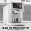 image:imageZulay Magia Super Automatic Espresso Maker Machine with Grinder  19 Fully Customizable Coffee Options Auto Cleaning Milk Foam System  for Latte Cappuccino  Ultra LUX  White 137x177x94White