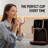 image:imageZulay Magia Super Automatic Espresso Maker Machine with Grinder  19 Fully Customizable Coffee Options Auto Cleaning Milk Foam System  for Latte Cappuccino  Ultra LUX  White 137x177x94Black  Copper