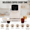 image:imageZulay Magia Super Automatic Espresso Maker Machine with Grinder  19 Fully Customizable Coffee Options Auto Cleaning Milk Foam System  for Latte Cappuccino  Ultra LUX  White 137x177x94Cream  Silver