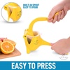 image:imageZulay Manual Fruit Juicer Heavy Duty Juice Press Squeezer with Detachable Lever amp Removable Strainer  Fruit Press amp Hand Juicer For Pomegranates Lemons Oranges and More Yellow