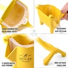 image:imageZulay Manual Fruit Juicer Heavy Duty Juice Press Squeezer with Detachable Lever amp Removable Strainer  Fruit Press amp Hand Juicer For Pomegranates Lemons Oranges and More Yellow