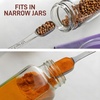 image:imageZulay Measuring Spoons Set  6 Piece Stainless Steel Measuring Spoons  Easy to Read Etched Markings amp Slim Design for Narrow Spice Jars  Heavy Duty Tablespoon Measure Spoon with Removable Clasp6 Pieces