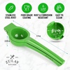 image:imageZulay Metal Lime Squeezer  HeavyDuty Citrus Juicer for Maximum Juice Extraction  Easy Manual Press for Limes amp Lemons  Durable amp Ergonomic Hand Juicer  GreenGreen