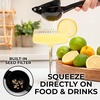 image:imageZulay Premium Quality Metal Lemon Squeezer Citrus Juicer Manual Press for Extracting the Most Juice Possible  BlackBlack
