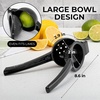 image:imageZulay Premium Quality Metal Lemon Squeezer Citrus Juicer Manual Press for Extracting the Most Juice Possible  BlackBlack