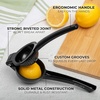 image:imageZulay Premium Quality Metal Lemon Squeezer Citrus Juicer Manual Press for Extracting the Most Juice Possible  BlackBlack