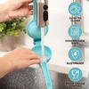 image:imageZulay Premium Quality Metal Lemon Squeezer Citrus Juicer Manual Press for Extracting the Most Juice Possible  BlackLight Blue
