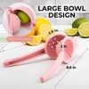 image:imageZulay Premium Quality Metal Lemon Squeezer Citrus Juicer Manual Press for Extracting the Most Juice Possible  BlackPink