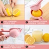 image:imageZulay Premium Quality Metal Lemon Squeezer Citrus Juicer Manual Press for Extracting the Most Juice Possible  BlackPink