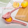 image:imageZulay Premium Quality Metal Lemon Squeezer Citrus Juicer Manual Press for Extracting the Most Juice Possible  BlackPink