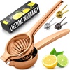 image:imageLemon Squeezer Stainless Steel with Premium Quality Heavy Duty Solid Metal Squeezer Bowl  Large Manual Citrus Press Juicer and Lime Squeezer Stainless Steel  by Zulay KitchenRose Gold
