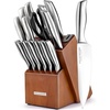 Light Walnut - Stainless Steel