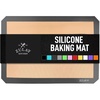 image:imageZulay Kitchen 2 Pack Silicone Baking Mat Sheet Set  Reusable Baking Mat Nonstick  Half Sheet Baking Mat For Oven  165 x 116 Light GraySlate Gray