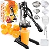 image:imageZulay Kitchen Cast Iron Juicer  Heavy Duty Manual Juicer with Detachable Strainers for Easy Cleaning Orange Juice Press for Citrus Fruits Perfect for Bartenders Juice Lovers amp Health Enthusiasts9 in 1  Black