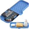 image:imageZulay Kitchen Small Silicone Sponge Holder 49x33  SpaceSaving Sink Organizer Tray for Sponge Soap Brush amp More  Compact NonSlip Dish for Kitchen amp Bathroom BlackProvence Blue Large