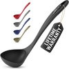 image:imageZulay Kitchen Soup Ladle  Ergonomic HeatResistant amp Versatile for Serving Soup Chili Gravy amp More  Black1 Count Pack of 1